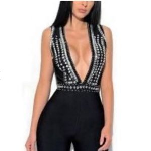 Embellished Jewel Jumpsuit